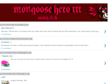 Tablet Screenshot of mongoosehero3.blogspot.com