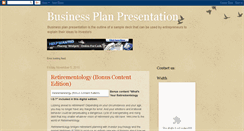 Desktop Screenshot of businessplanpresentation.blogspot.com