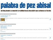 Tablet Screenshot of palabradepezabisal.blogspot.com