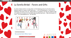 Desktop Screenshot of lasorellaweddingfavors.blogspot.com