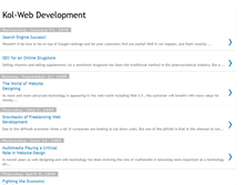 Tablet Screenshot of kol-web-development.blogspot.com