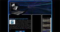 Desktop Screenshot of intelxeon-5500.blogspot.com