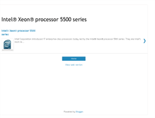 Tablet Screenshot of intelxeon-5500.blogspot.com