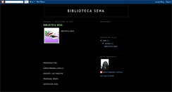 Desktop Screenshot of bibliotecasenainteletualesg2.blogspot.com