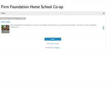 Tablet Screenshot of firmfoundationcoop.blogspot.com