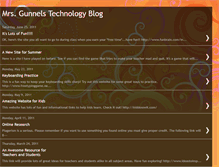 Tablet Screenshot of gunnelstechclass.blogspot.com