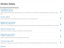 Tablet Screenshot of nataliazabalilla.blogspot.com