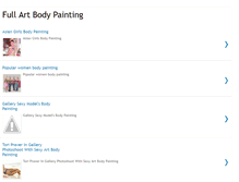 Tablet Screenshot of fullartbodypainting.blogspot.com