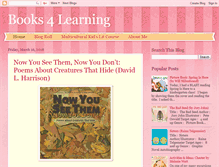 Tablet Screenshot of books4learning.blogspot.com