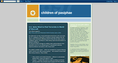 Desktop Screenshot of childrenofpasiphae.blogspot.com