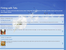 Tablet Screenshot of flirtingwithtofu.blogspot.com