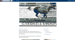 Desktop Screenshot of clydesdalesandraindrops.blogspot.com