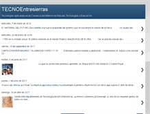 Tablet Screenshot of iesentresierrastecnologia.blogspot.com