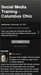 Mobile Screenshot of columbusohiosocialmediatraining.blogspot.com