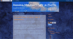 Desktop Screenshot of amandamcleanlifeinpastel.blogspot.com