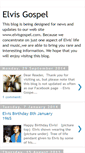 Mobile Screenshot of elvisgospel.blogspot.com