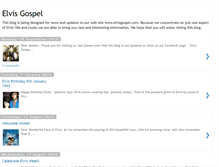 Tablet Screenshot of elvisgospel.blogspot.com