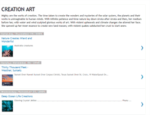 Tablet Screenshot of creation-art.blogspot.com