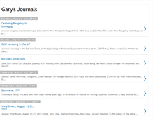 Tablet Screenshot of garysjournals.blogspot.com