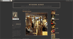 Desktop Screenshot of etiennedinet.blogspot.com