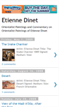 Mobile Screenshot of etiennedinet.blogspot.com