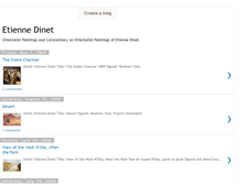 Tablet Screenshot of etiennedinet.blogspot.com