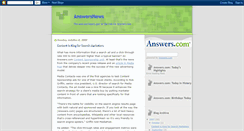 Desktop Screenshot of answersnews.blogspot.com