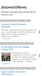 Mobile Screenshot of answersnews.blogspot.com