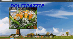 Desktop Screenshot of dolcipazzie.blogspot.com