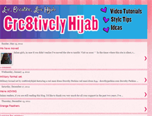 Tablet Screenshot of cre8tively-hijab.blogspot.com