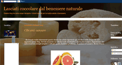 Desktop Screenshot of lasciaticoccolaredalbenesserenaturale.blogspot.com