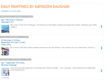 Tablet Screenshot of kdaughandailypaintings.blogspot.com