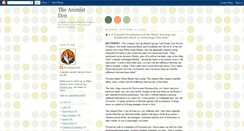 Desktop Screenshot of animistden.blogspot.com