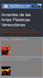 Mobile Screenshot of amantesartesvenezolanas.blogspot.com