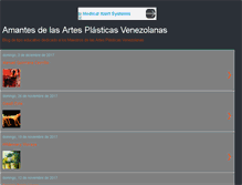 Tablet Screenshot of amantesartesvenezolanas.blogspot.com