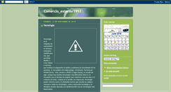 Desktop Screenshot of elcomercioexterior.blogspot.com