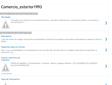 Tablet Screenshot of elcomercioexterior.blogspot.com