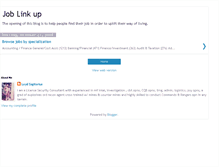 Tablet Screenshot of joblinkup.blogspot.com