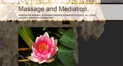 Desktop Screenshot of massageandmediation.blogspot.com