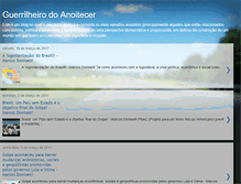 Tablet Screenshot of guerrilheirodoanoitecer.blogspot.com