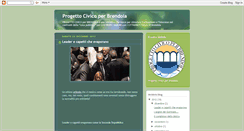 Desktop Screenshot of progettocivicobrendola.blogspot.com