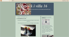 Desktop Screenshot of hantverkivilla16.blogspot.com