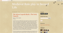 Desktop Screenshot of medievalroleplay.blogspot.com