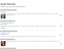 Tablet Screenshot of lunar-sanctum.blogspot.com