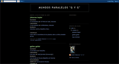 Desktop Screenshot of mundosparalelos.blogspot.com