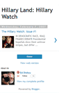Mobile Screenshot of hillarylandhillarywatch.blogspot.com