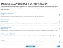 Tablet Screenshot of barrerasaprendizaje.blogspot.com