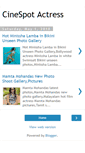Mobile Screenshot of cinespotactress.blogspot.com