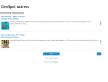 Tablet Screenshot of cinespotactress.blogspot.com