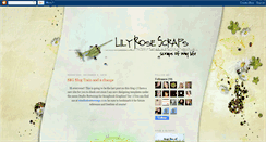 Desktop Screenshot of lilyrosescraps.blogspot.com